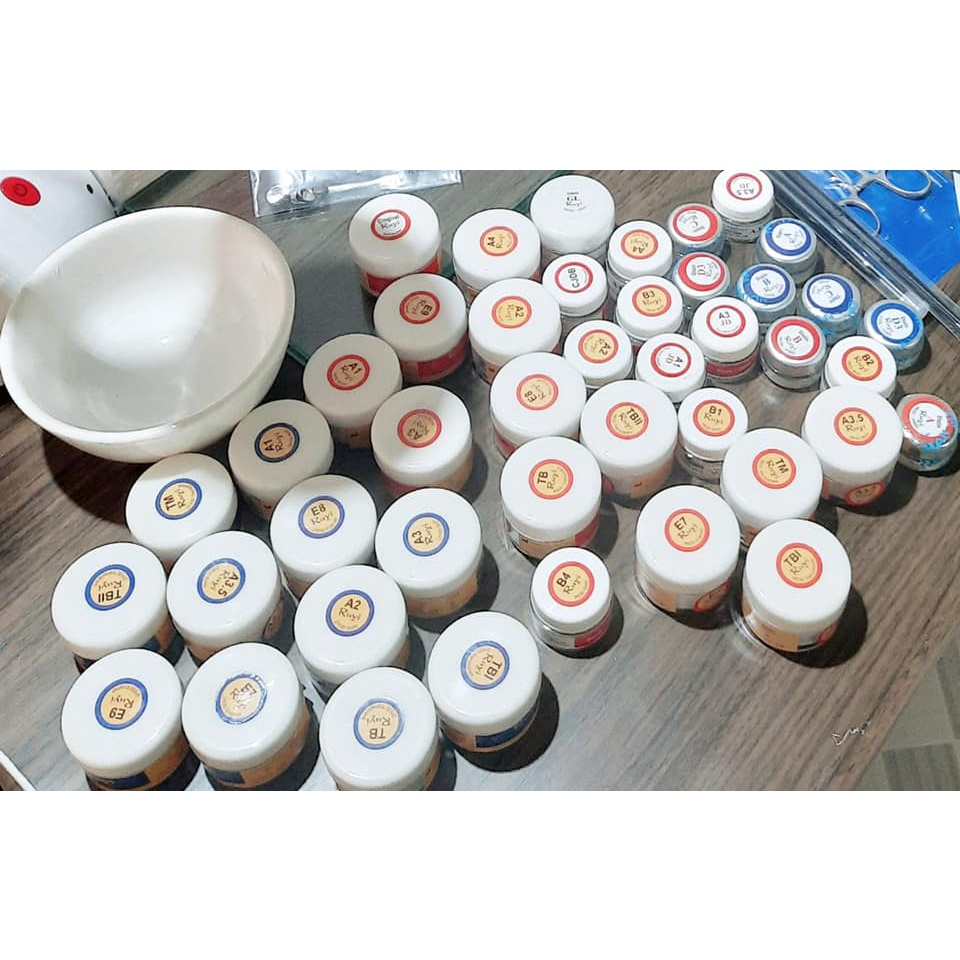 Bột sứ đắp răng Kim loại Ruyi men trong Transparent ( men chữ T) - Ảnh 6