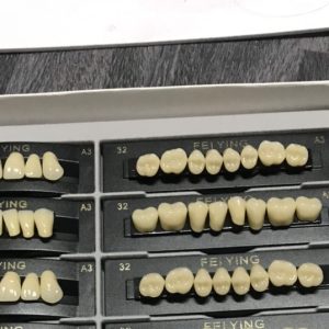 Răng nhựa FEIYING 3 lớp siêu cứng from răng đẹp đủ màu và size