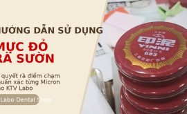 Mực rà sườn nha khoa - Dụng cụ kiểm tra độ khít sát mão răng sứ chuẩn xác cho Labo